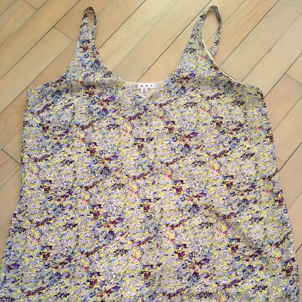 Floral print CAbi tank top